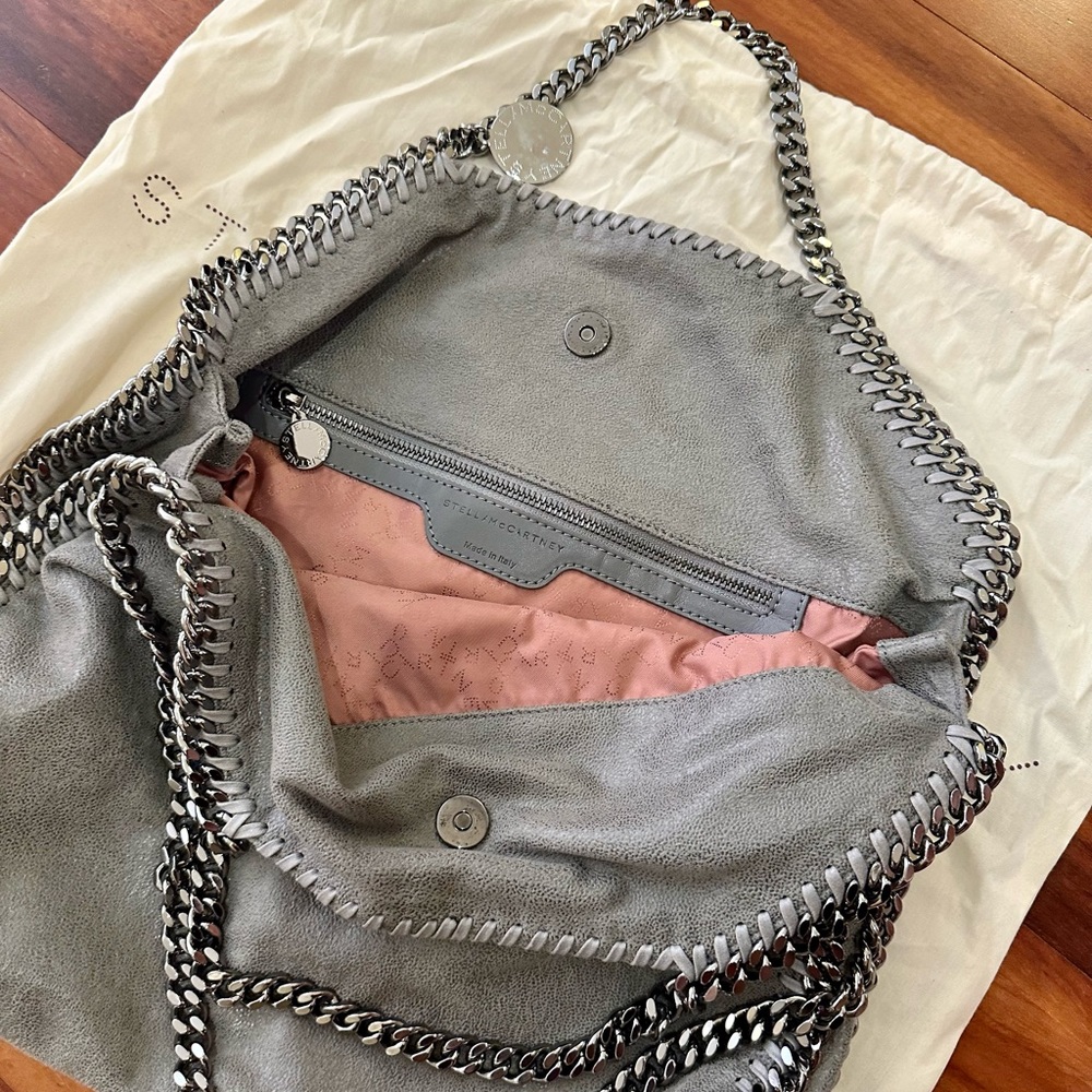 Stella Mccartney Falabella Light Grey Tote View 4